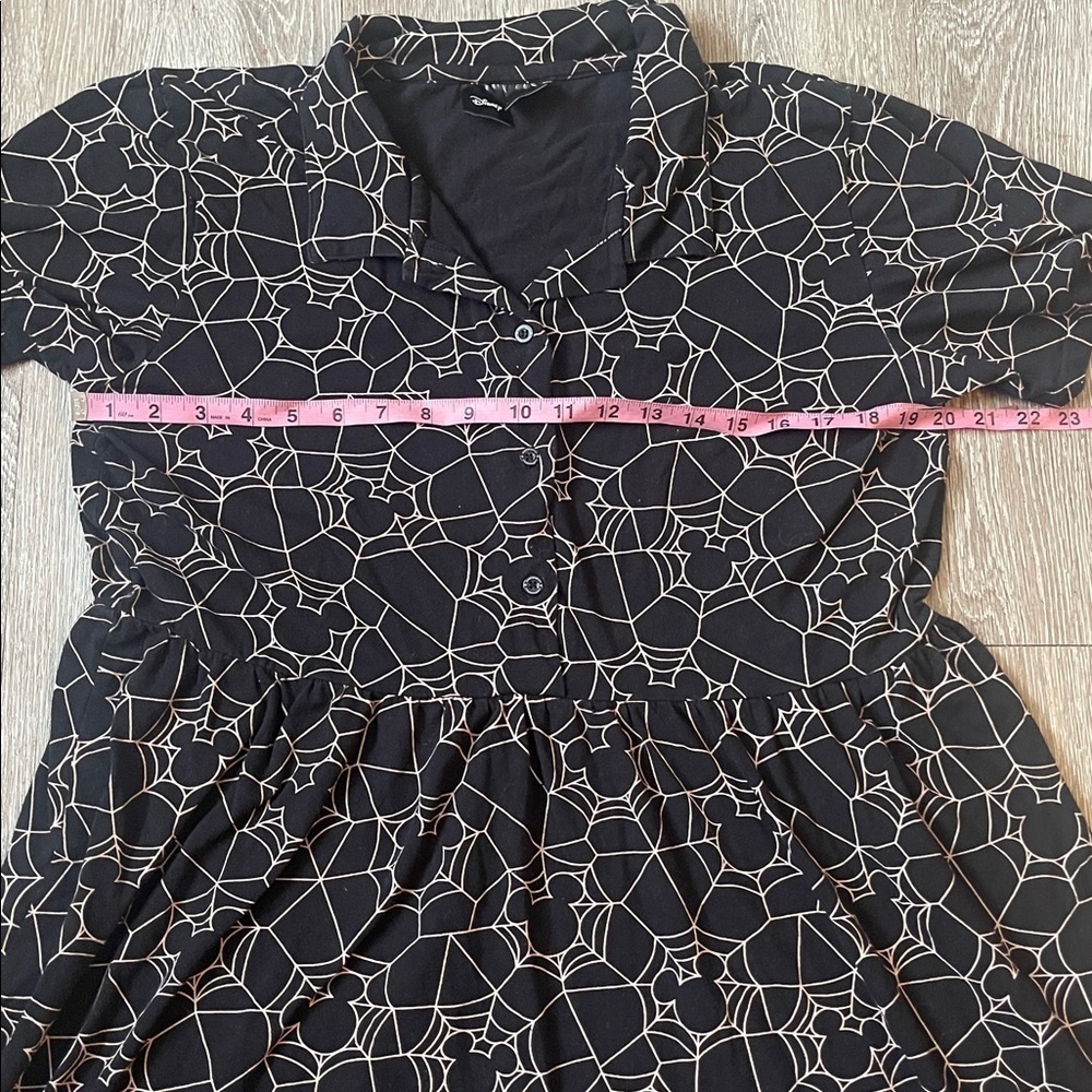Cakeworthy Halloween Mickey spiderweb dress. - Picture 6 of 8